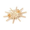 Alloy Crystal Rhinestone Brooches JEWB-P054-03G-2