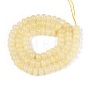 Dyed Natural White Jade Beads Strands G-T139-59A-15-2