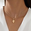 Summer Beach Alloy Pendant Necklaces for Women FS-WGAF64A-08-2