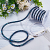   5M 2 Colors Sequins Rhinestone Tube Cord Rope FIND-PH0018-56-4