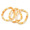8MM Natural Yellow Shell Round Beaded Stretch Bracelets SH-CBACA76-18D-4