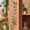 Wooden Round Beads Hanging Decorations AJEW-SP0006-07-6