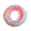 Gradient Color Baking Painted Glass Bead Strands DGLA-A039-T6mm-A016-2