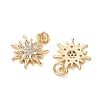 SHEGRACE Brass Clear Cubic Zirconia Pendants XGRQ3K123-534G-2