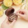 Wooden Finger Ring Boxes OBOX-WH0005-09-3