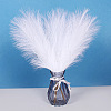 Polyester Imitation Pampas Grass Bouquet for Wedding Party Home Table Decoration HULI-PW0002-113A-01-1