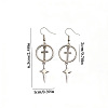 Zinc Alloy Dangle Earrings WGD9300-01-4