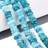 Dyed Natural Quartz Beads Strands G-N359-16A-04-1