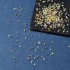 1200Pcs 2 Colors Brass Crimp Beads KK-FS0001-37-8
