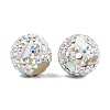 Handmade Polymer Clay Rhinestone Beads CLAY-H009-03B-2