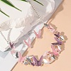 Butterfly Alloy Enamel  Necklace and Earrings Sets for Women FS-WGFD103-01-1