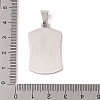 304 Stainless Steel Pendants STAS-M068-12P-3