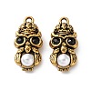 304 Stainless Steel & ABS Plastic Pearl Pendants PL-L002-04AG-02-1