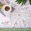 1 Roll Word Thank You Self Adhesive Paper Stickers DIY-SZ0007-83B-4