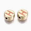 Alloy Enamel Beads ENAM-S122-029H-RS-2