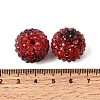 Opaque Acrylic & Transparent Resin Rhinestone Beads OACR-G062-01A-2