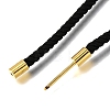 3MM Round Nylon Milan Cord Necklaces Making NJEW-H091-01G-27-2