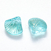 Transparent Spray Painted Glass Beads LS-GLAA-T016-04A-2