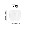 50g PP Plastic Portable Mushroom Cream Jar MRMJ-BC0001-39-2