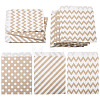 45Pcs 3 Styles Rectangle Kraft Paper Bags CARB-TA0001-14B-1