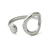 Non-Tarnish 304 Stainless Steel Open Cuff Ring RJEW-L110-015P-2