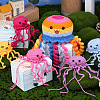 5 Style Jellyfish Yarn Knitting Beginner Kit DIY-F146-08-1