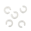 304 Stainless Steel Letter Charms X-STAS-O072-C-2