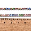 3MM 304 Stainless Steel Rhinestone Cup Chain Necklaces for Women NJEW-G175-01P-01-5