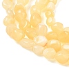 Natural Yellow Jade Beads Strands GG-CBA9392-16-4