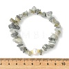 3Pcs 3 Styles Natural Mixed Gemstone Chip & Cultured Freshwater Pearl Beaded Stretch Bracelets Set for Women BJEW-JB13762-09-5