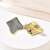 Brass Enamel Stud Earrings for Women KK-CBA760A-07G-02-3