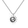 304 Stainless Steel Pendant Necklaces for Men WGABBDF-02-2