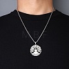 Non-Tarnish 201 Stainless Steel Pendant Necklaces for Man NJEW-Q336-04D-P-3