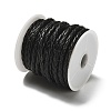 4-Ply Round Imitation Leather Braided Cord LC-XCP0001-06-2