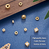 10Pcs 5 Styles Brass Clear Cubic Zirconia Beads KK-SW0001-02-5