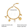 Stylish Ocean Stainless Steel Charm Bracelets OX8367-5-1