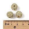 Alloy Rhinestone Beads RB-A034-12mm-A01G-2