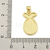 Rack Plating Brass Enamel Pendants KK-U029-12G-3