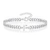 Letter 304 Stainless Steel Link Bracelets FS-WG7830E-30-1