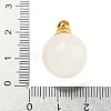 Natural Quartz Crystal Perfume Bottle Pendants G-K338-22G-03-3