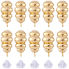 10Pcs Brass Stud Earring Findings KK-BBC0023-22-7