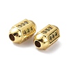 Brass Micro Pave Cubic Zirconia Beadsong-Lasting Plated ZIRC-P089-24B-G-4