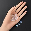 35Pcs Transparent Spray Painted Glass Beads GLAA-YW0001-72A-4