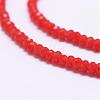 Opaque Glass Beads Strands EGLA-K010-B08-3