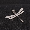 Tarnish Resistant Boy Jewelry Original Color 201 Stainless Steel Dragonfly Pendants STAS-I032-210-2