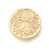 Golden Tone Wax Seal Brass Stamp Heads AJEW-U008-01G-02-2