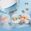 Zinc Alloy Lobster Claw Clasps & Brass End Bead Tips & Jump Rings Findings Kits DIY-GO0002-21G-5