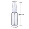 30ml Transparent PET Plastic Refillable Spray Bottle X1-MRMJ-WH0032-01A-2