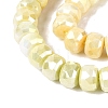 Anti-Tarnish Electroplate Glass Beads Strands GLAA-T025-10mm-11B-4