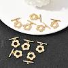 SHEGRACE Brass Toggle Clasps XGR0125G-158G-4